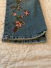 Z.Cavaricci Floral Blue Jeans Size 10 - photo 7