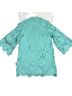 J.Marie 100% Polyester 100% Cotton Floral Blue Green Multi Color Cocktail Dress Size XS - photo 2