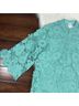 J.Marie 100% Polyester 100% Cotton Floral Blue Green Multi Color Cocktail Dress Size XS - photo 4