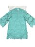 J.Marie 100% Polyester 100% Cotton Floral Blue Green Multi Color Cocktail Dress Size XS - photo 1