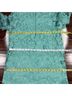 J.Marie 100% Polyester 100% Cotton Floral Blue Green Multi Color Cocktail Dress Size XS - photo 7