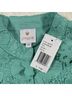 J.Marie 100% Polyester 100% Cotton Floral Blue Green Multi Color Cocktail Dress Size XS - photo 3