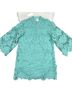 J.Marie 100% Polyester 100% Cotton Floral Blue Green Multi Color Cocktail Dress Size S - photo 1