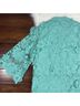 J.Marie 100% Polyester 100% Cotton Floral Blue Green Multi Color Cocktail Dress Size S - photo 8