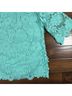 J.Marie 100% Polyester 100% Cotton Floral Blue Green Multi Color Cocktail Dress Size S - photo 5