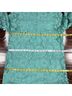 J.Marie 100% Polyester 100% Cotton Floral Blue Green Multi Color Cocktail Dress Size S - photo 7