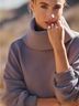 Anthropologie Solid Gray Pullover Sweater Size XS - photo 4