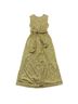 LDT 94% Polyester 6% Spandex 100% Polyester Gold Cocktail Dress Size 4 - photo 1