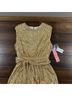 LDT 94% Polyester 6% Spandex 100% Polyester Gold Cocktail Dress Size 4 - photo 4