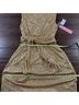 LDT 94% Polyester 6% Spandex 100% Polyester Gold Cocktail Dress Size 4 - photo 7