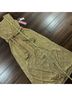 LDT 94% Polyester 6% Spandex 100% Polyester Gold Cocktail Dress Size 4 - photo 9