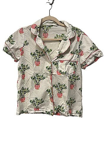 Printfresh Short Sleeve Button-Down Shirt (view 1)