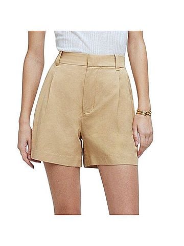 Madewell The Harlow Short Khaki Shorts (view 1)