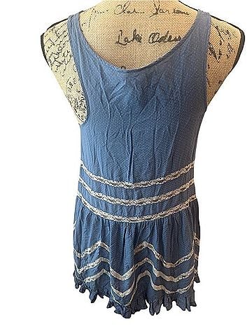 Intimately by Free People Voile And Lace Trapeze Slip Dress Casual Dress (view 2)