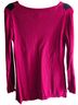 Tommy Hilfiger 100% Cotton Argyle Pink Black Pullover Sweater Size M - photo 2