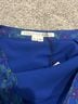 Veronica Beard 100% Silk 100% Polyester 100% Polyester Floral Blue Casual Skirt Size 8 - photo 3
