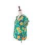 Current Air Floral Multi Color Short Sleeve Blouse Size S - photo 5