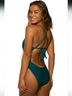 Jolyn 100% Polyester Green Blue One Piece Swimsuit Size 32 - photo 4