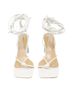 Simmi Snake Print White Heels Size 8 1/2 - photo 5