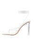 Simmi Snake Print White Heels Size 8 1/2 - photo 1