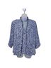 Alex Evenings Floral Purple White Black Blazer Size XL (petite) - photo 1