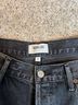AGOLDE 100% Cotton Black Denim Shorts Size 30 waist - photo 3