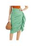 Rhode Floral Green White Casual Skirt Size 6 - photo 1