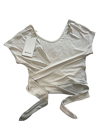 Lululemon Athletica Adjustable Ties Short Sleeve Top (view 1)