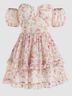 Cider 100% Polyester Floral Multi Color Cocktail Dress Size L - photo 4