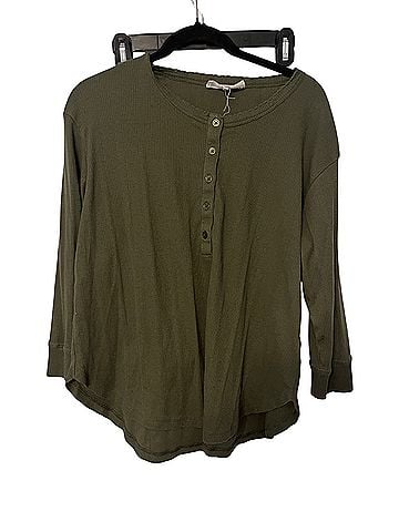 The Great. Long Sleeve Henley (view 2)