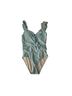 Lilly Pulitzer Stripes Blue White One Piece Swimsuit Size 14 - photo 1