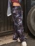 Free People Print Multi Color Cargo Pants Size M - photo 4