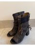 Freebird by Steven 100% Leather Black Boots Size 8 - photo 4