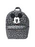 Disney 100% Faux Leather Leopard Print Gray Black Backpack One size - photo 1