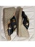 Maypol Black Gold Wedges Size 8 - photo 10