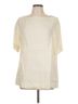 Cos 100% Hemp Ivory Short Sleeve Blouse Size 10 - photo 1
