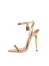 Public Desire Gold Heels Size 5 - photo 1