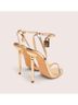 Public Desire Gold Heels Size 5 - photo 3