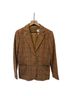 J. McLaughlin Plaid Brown Tan Blazer Size S - photo 1