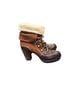 Diesel 100% Leather Color Block Brown Boots Size EU 40 - photo 1