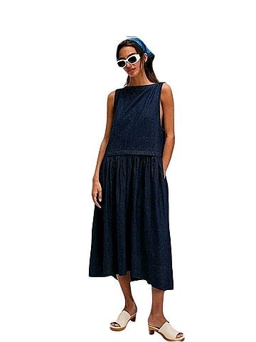 Free People Free People Denim Dress Casual Dress (view 1)