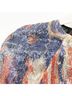 MSGM 100% Polyester 100% Polyamide Print Blue Red Gold Silver Cocktail Dress Size 2 - photo 7