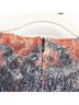 MSGM 100% Polyester 100% Polyamide Print Blue Red Gold Silver Cocktail Dress Size 2 - photo 8