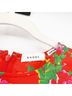 Rhode 100% Cotton Floral Red Cocktail Dress Size XS - photo 3