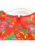 Rhode 100% Cotton Floral Red Cocktail Dress Size XS - photo 7