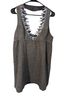 Anna Sui 57% Polyester 33% Acrylic 9% Wool 1% Other 100% Polyester Gray Wool Dress Size L - photo 3