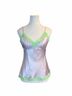 Gold Hawk 100% Silk Purple Green Tank Top Size S - photo 4