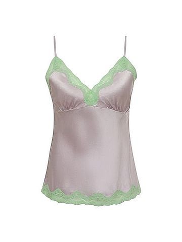 Gold Hawk Triangle Silk Cami Tank Top (view 2)