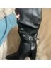Dolce Vita 100% Leather Black Boots Size 6 - photo 5