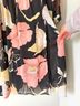 Lulus Floral Black Pink Multi Color Cocktail Dress Size XL - photo 4